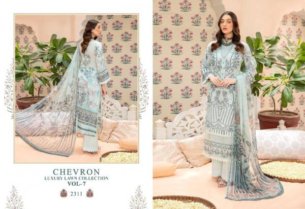 Shree Chevron Luxury Lawn Collection 7 Designer Pakistani Salwar Suits